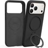 Torras Ostand Q3 Silicone, obsidian black - iPhone 17 Pro Max