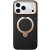 Torras Ostand Q3 Vegskin, obsidian black - iPhone 17 Pro Max