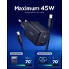 Spigen Essential 45W Wall Charger EE451EU, black