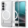 Spigen Ultra Hybrid S MagSafe, clear white - Samsung Galaxy S26