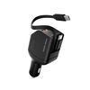 Mobile Origin 90W Car Charger CA22 - USB-C + USB-A, 2x USB-C Cable