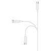 Spigen Essential USB A to USB C 60W Cable, white EB6020AC