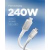 Spigen Essential USB C to USB C 240W Cable, white EB24012CC