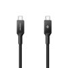Spigen Essential USB C to USB C 100W Fabric Cable, black EB10015CC