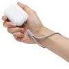 Spigen Case Silicone Fit White + Strap Gray - AirPods Pro (2nd Gen)