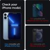 Spigen Glass tR EZ Fit 2 Pack, privacy sensor open - iPhone 14 Plus/13 Pro Max