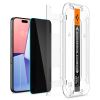 Spigen Glass tR EZ Fit HD Privacy 1 Pack - iPhone 15 Pro Max