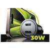 Mobile Origin Metal Car Charger 30W, CA13 - 2x USB-C