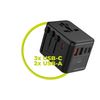 Mobile Origin GaN 35W Travel Adapter PW4 EU/UK/US/AUS, 3x USB-C + 2x USB-A