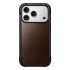 Nomad Modern Leather Case, rustic brown (Horween) - iPhone 17 Pro