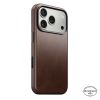 Nomad Traditional Leather Case, rustic brown (Horween) - iPhone 17 Pro