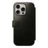 Nomad Leather Folio, green chrome - iPhone 16 Pro