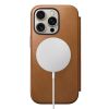 Nomad Modern Leather Folio, english Tan-C - iPhone 16 Pro