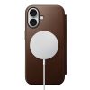 Nomad Modern Leather Folio, brown - iPhone 16