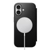Nomad Modern Leather Folio, black - iPhone 16