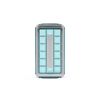 IceBreaker Nordic 4-in-1 Ice Cube Tray POP 2.0, clear water blue