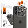 Spigen Glass tR EZ Fit Optik Pro 2 Pack, desert titanium - iPhone 16 Pro/Pro Max