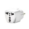 Adapter zasilania Polska - Anglia PL - UK AC Biały