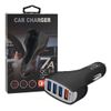Ecobox Ładowarka samochodowa Faston 4XUSB 7A Quick Charge QC3.0 Czarny