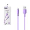 Somostel kabel Powerline USB - Typ-C 3.1A 30W 1.2m QC 3.0 fioletowy SMS-BP02