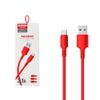 Somostel Kabel USB - Typ-C 3.1A 30W 1.2m Quick Charge QC3.0 Czerwony Powerline SMS-BP02