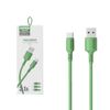Somostel Kabel USB - Typ-C 3.1A 30W 1.2m Quick Charge QC3.0 Zielony Powerline SMS-BP02