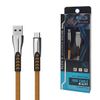 ECOBOX KABEL USB TYP-C 2.4A ZŁOTY QUICK CHARGER QC 3.0 1M BW02