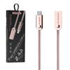 Somostel Kabel USB - microUSB 2.4A 20W 1m Quick Charge QC3.0 Różowy SMS-BJ01