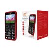LTC telefon dla seniora MOB20 2G czerwony LXMOB20r