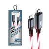 Somostel Kabel Typ-C - Lightning 3.1A 20W 1.2m Quick Charge QC3.0 Czerwony SMS-BY02