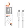 Somostel kabel Typ-C - Typ-C 5A 60W 1.2m PD biały SMS-BP10