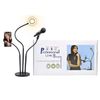 Ecobox Lampa LED Pierścieniowa Ring + uchwyt uniwersalny 12W