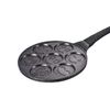 Ecobox Patelnia do Pankejków wesołe buźki 26cm Czarny