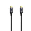 Economy Kabel Typ-C - Typ-C 5A 100W 40Gbps 8K 60Hz 1m Thunderbolt Czarny