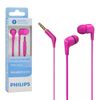Philips Słuchawki przewodowe douszne Jack 3,5 mm Różowy TAE1105PK