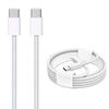Economy Kabel PD oplot Typ-C - Typ-C 60W 2m Biały