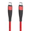 Redx Kabel USB PD Typ-C - Typ-C 3A 2m PD Czerwony