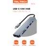 Ecobox Adapter Dex TYP-C Rozdzielacz HDMI / TYP-C / 2xUSB /czytnik kart DEX
