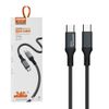 Somostel kabel wzmacniany Typ-C - Typ-C 240W 1m PD czarny SMS-BW22
