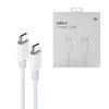ECOBOX KABEL TYP-C DO TYP-C 3A 2M BIAŁY PD USB-C