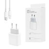 ECOBOX ŁADOWARKA SIECIOWA 20W BIAŁA TYP-C PD + KABEL IPHONE USB-C DO LIGHTNING APP BOX 2A 1m