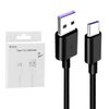 ECOBOX KABEL USB TYP-C 5A CZARNY 30CM