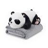 Trusty maskotka pluszak duży 3w1 poduszka z kocem Panda 50cm biało-czarny