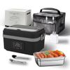 Smart lunch box elektryczny czarny