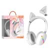 Teltech Słuchawki bluetooth nauszne CJ17 BT 5.0 Biały Stero