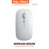Teltech Mysz pc Bezprzewodowa 4d slimfit HQ biały TM-02