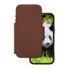 dbramante 1928 Lynge MS - skórzane etui do iPhone 17 Pro Max kompatybilne z MagSafe (dark tan)