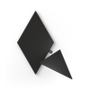 Nanoleaf Shapes Triangles Expansion Pack - panele świetlne (3 panele świetlne) (black)