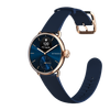Withings Scanwatch 2 - zegarek z funkcją EKG, pomiarem pulsu i SPO2 oraz mierzeniem aktywności fizycznej i snu (38mm, blue rose gold). Wyrób medyczny