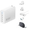 Ładowarka sieciowa 4smarts GaN Flex Pro Travel 200W 4 USB-C biała-white